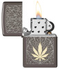 Zippo Cannabis Design Black Ice ® öngyújtó, Z48384