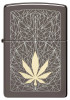 Zippo Cannabis Design Black Ice ® öngyújtó, Z48384