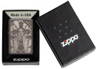 Zippo Skull Cross Design Black Ice ® öngyújtó, Z48411