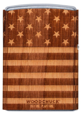 Zippo Woodchuck USA  American Flag Wrap öngyújtó, Z49332