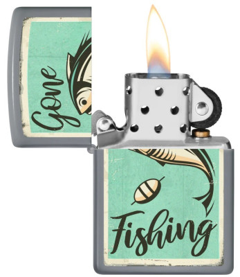 Zippo Gone Fishing Design öngyújtó, Z49452-107309