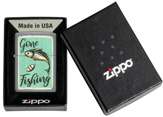 Zippo Gone Fishing Design öngyújtó, Z49452-107309