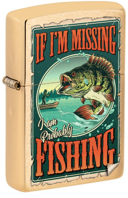 Zippo Fishing Poster Design öngyújtó, Z204B-107322