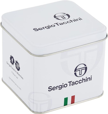 Sergio Tacchini Chronograph férfi karóra, ST.1.10386-1, Divatos, Kvarc, Nemesacél