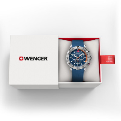 Wenger Seaforce Chrono férfi karóra, 01.0643.124, Búvár, Kvarc, Szilikon