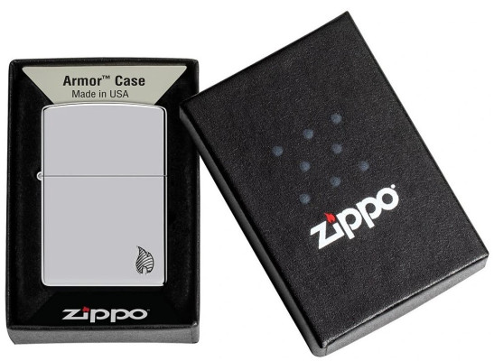 Zippo Armor® High Polish Chrome Flame Design öngyújtó, Z46396