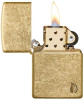 Zippo Armor® Tumbled Brass Flame Design öngyújtó, Z46398