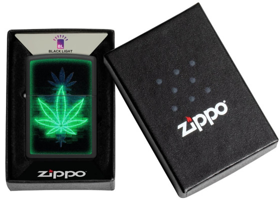 Zippo Gleaming Leaf Design UV öngyújtó, Z46266