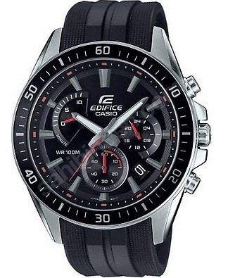 Casio Edifice férfi karóra, EFR-552P-1AVUDF, Sportos, Analóg, Szilikon