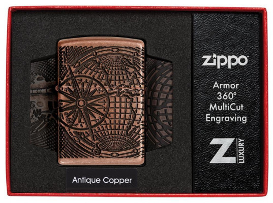 Zippo World Map Design öngyújtó, Z29853