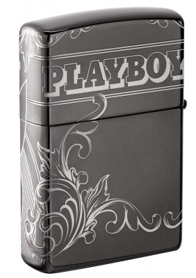 Zippo Black Ice® Playboy öngyújtó, Z49085