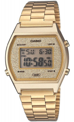 Casio Retro női karóra, B640WGG-9EF, Sportos, Digitális, Nemesacél