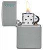 Zippo Classic Flat Grey Logo öngyújtó, Z49452ZL