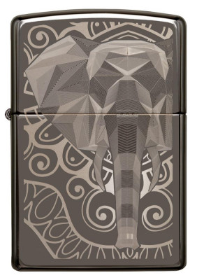 Zippo Black Ice® Elephant Fancy Fill Design öngyújtó, Z49074