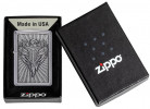 Zippo Street Chrome ™ Eagle Shield Emblem öngyújtó, Z49450