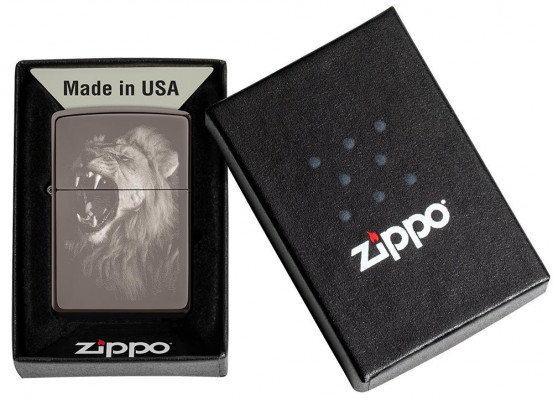 Zippo Classic Black Ice ® Lion Design öngyújtó, Z49433