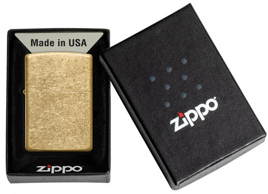 Zippo Classic Tumbled Brass öngyújtó, Z49477