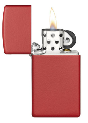 Zippo Slim ® Red Matte öngyújtó, Z1633