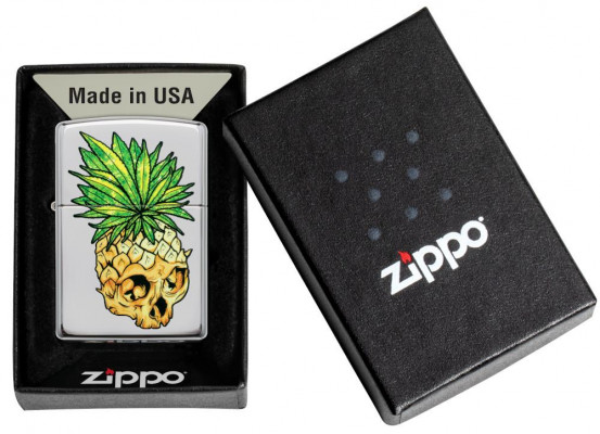 Zippo Leaf Skull Pineapple Design öngyújtó, Z49241