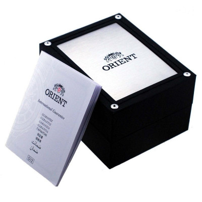 Orient Sun & Moon III férfi karóra, RA-AK0003S10B, Elegáns, Automata, Bőr